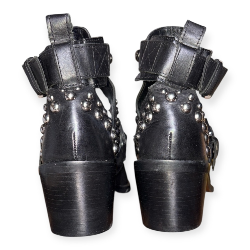 Kurt Geiger women’s Sybil Studded Black Ankle Boots size 36 - Picture 6 of 14